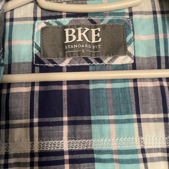 BKE men’s short sleeve button down large flannel - Picture 3 of 3